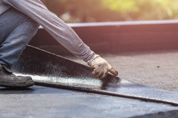 Professional Emergency Waterproofing technician working in Haledon, NJ